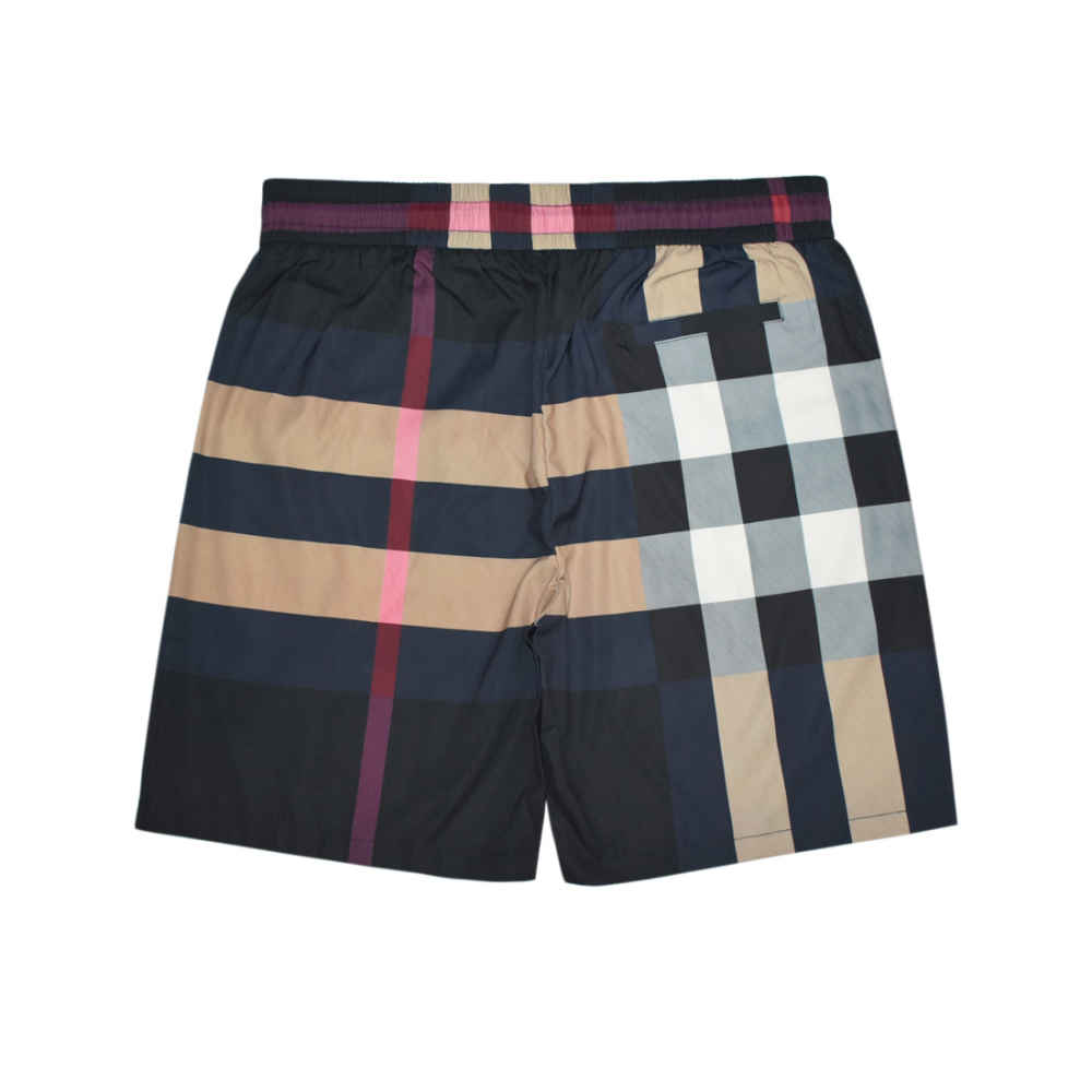 Burberry Black Check Swim Premium Shorts-thumb-1