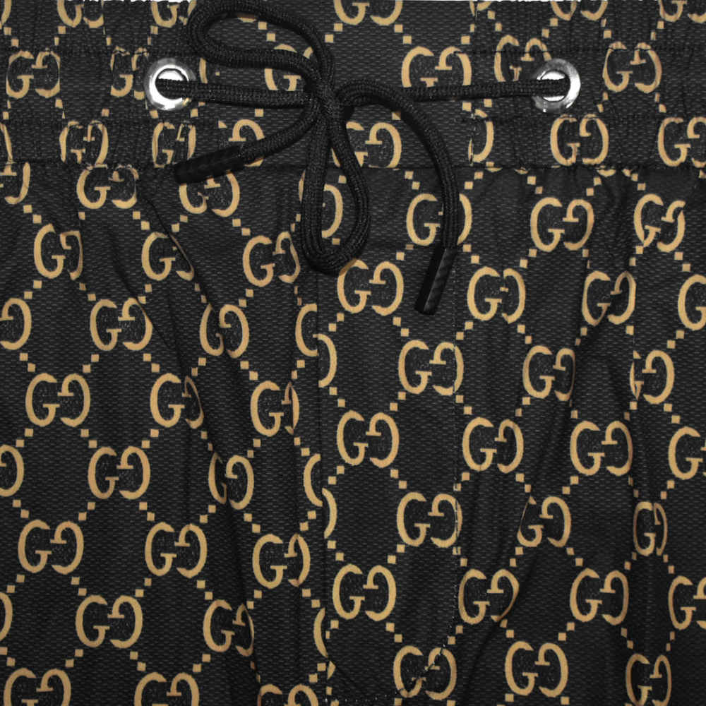 Gucci GG Canvas Black Premium Shorts-3