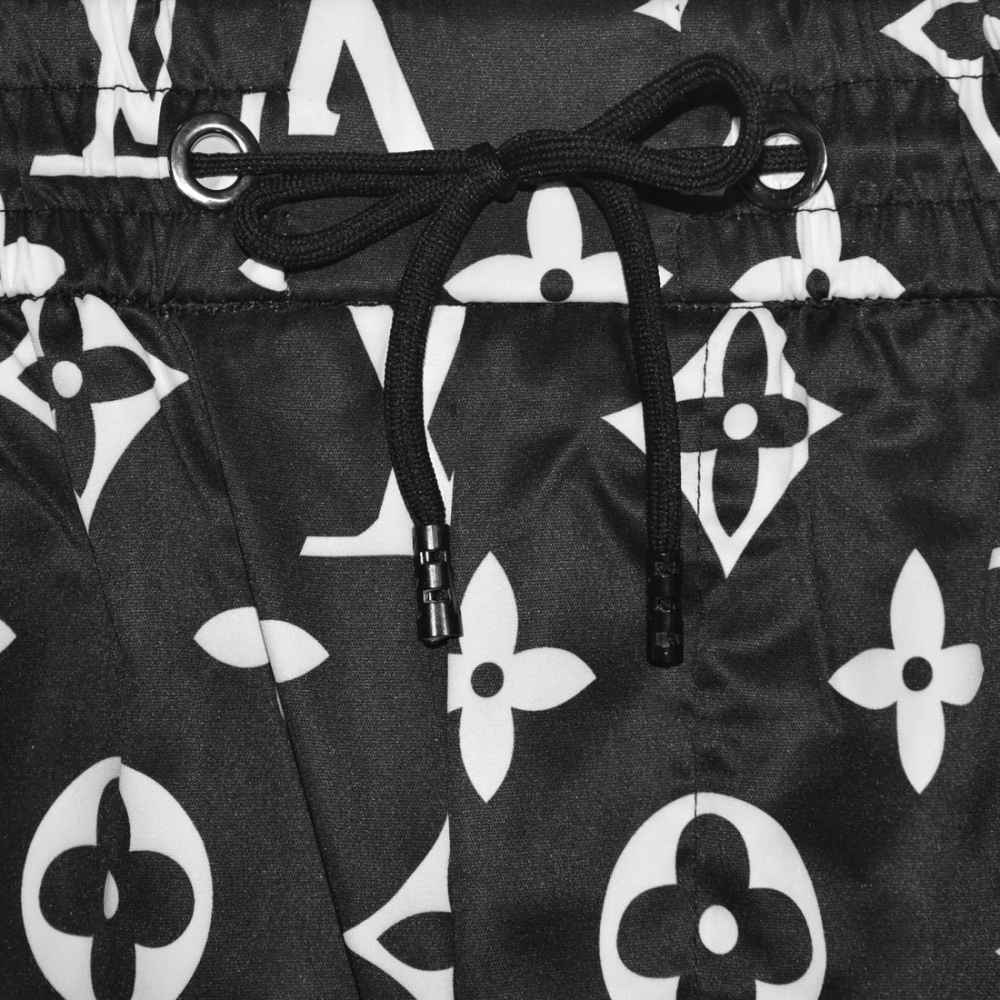 Louis Vuitton Black Premium Quality Men's Shorts-3
