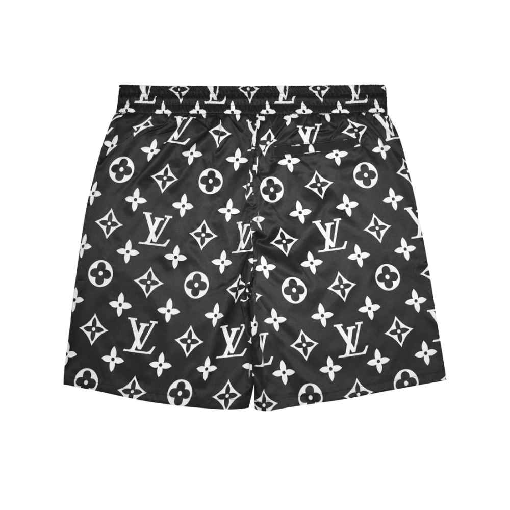 Louis Vuitton Black Premium Quality Men's Shorts-1