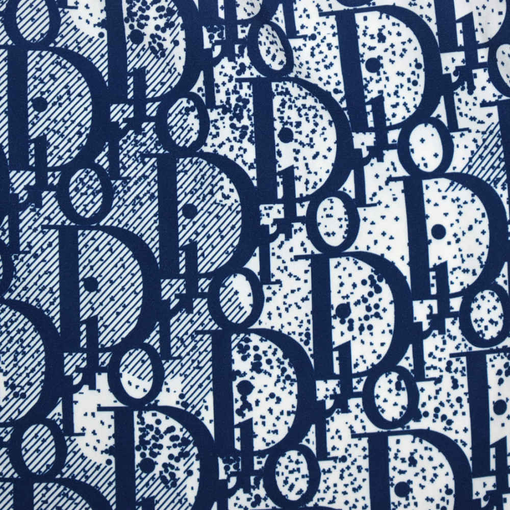 Dior White & Blue Premium Quality Men's Shorts-2