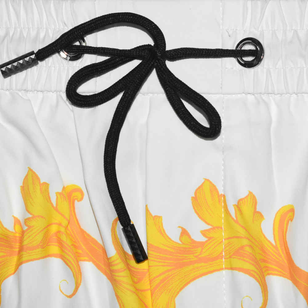 Versace White Premium Quality Men's Shorts-3