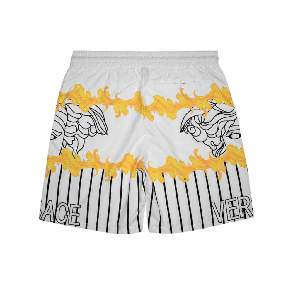 Versace White Premium Quality Men's Shorts-1