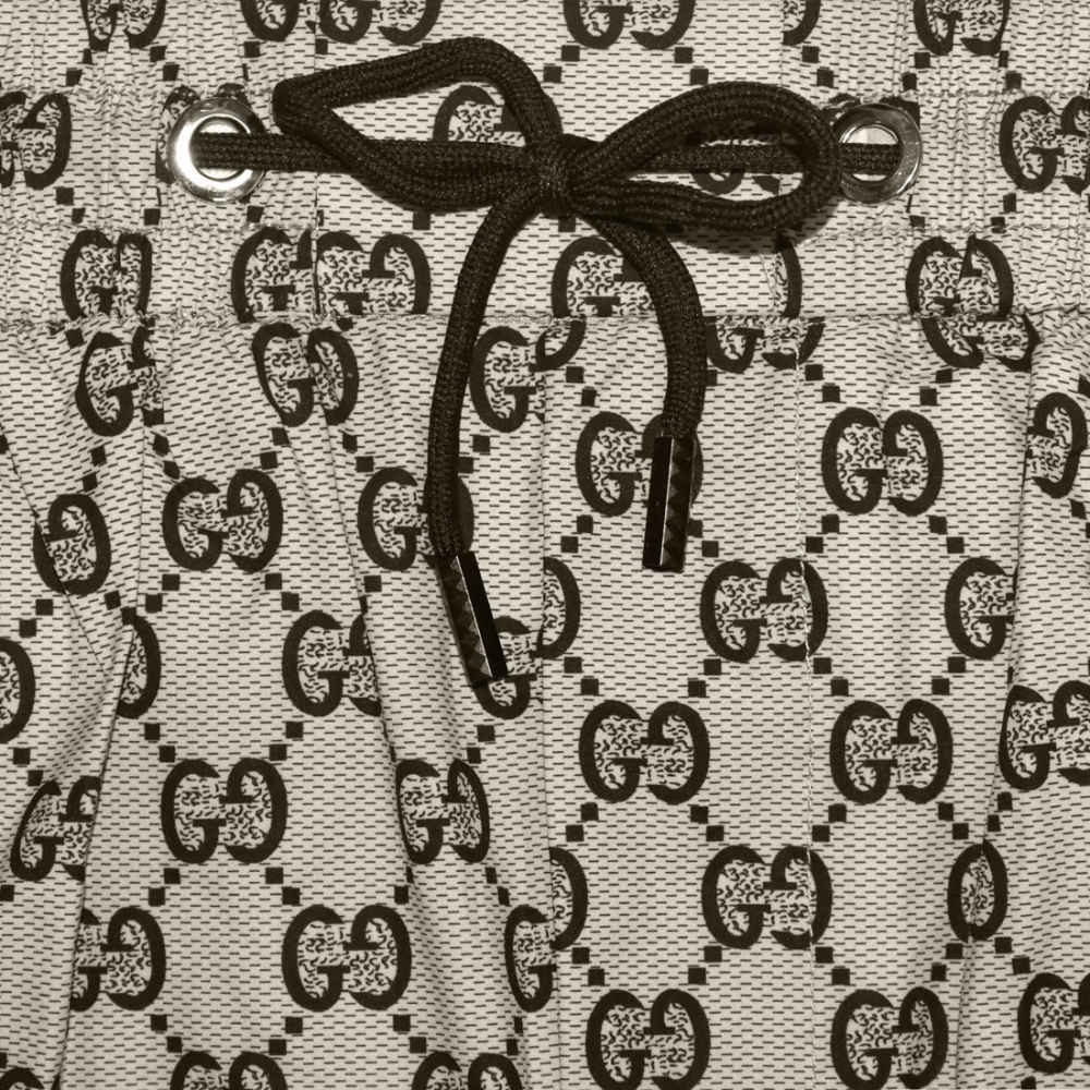 Gucci GG Canvas Cream Premium Shorts-3