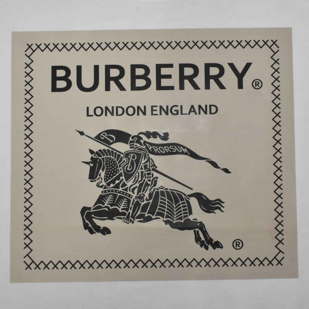 Burberry logo-patch White Premium T-shirt-3