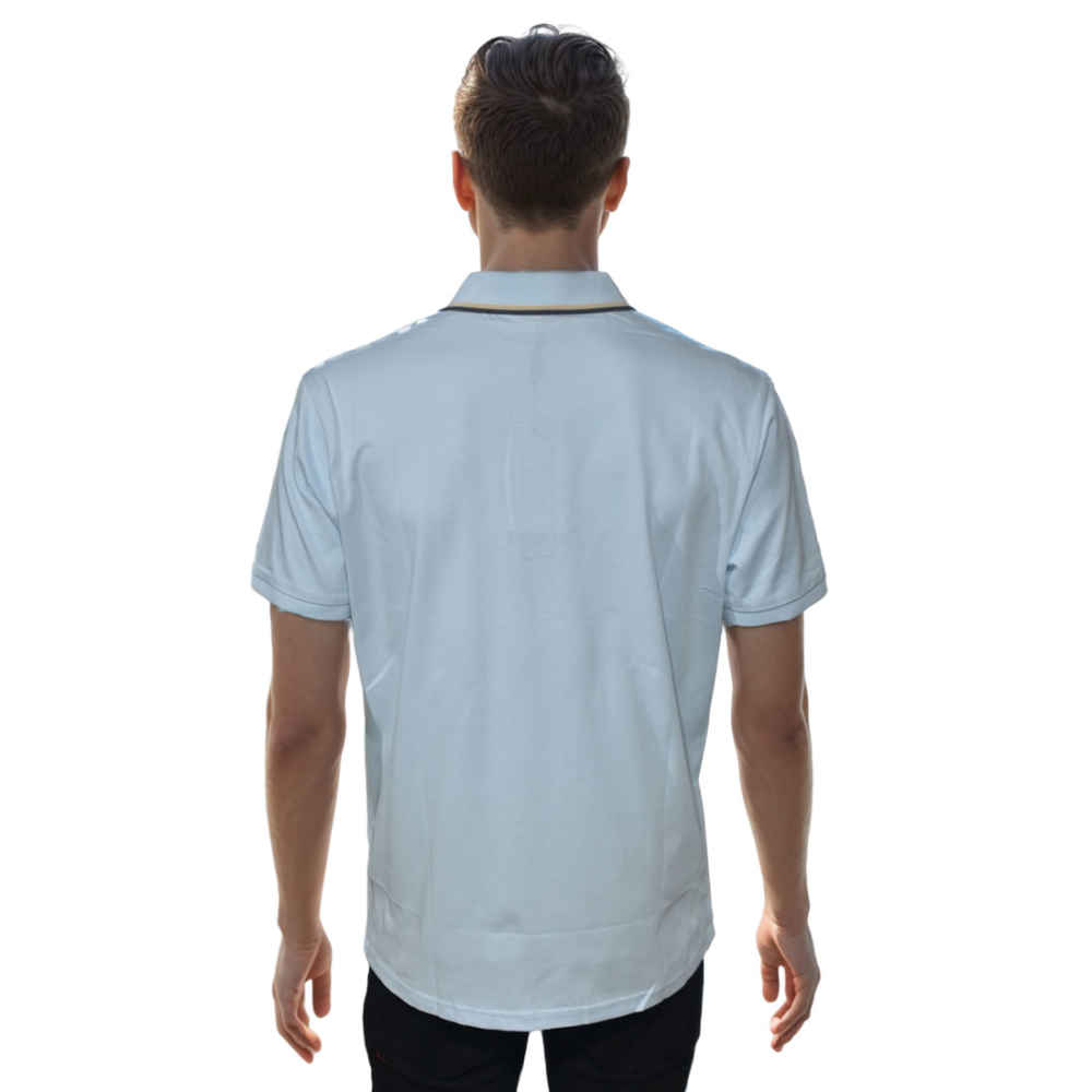 Emporio Armani logo Print Blue Premium T-shirt-thumb-1