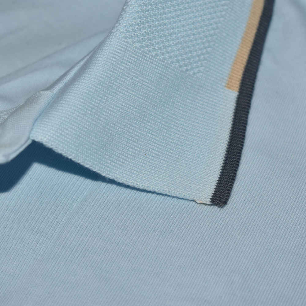 Emporio Armani logo Print Blue Premium T-shirt-thumb-4