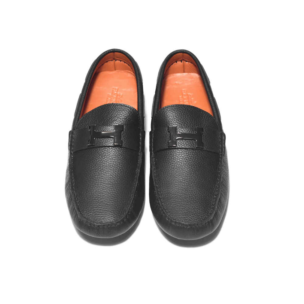 Hermes Black Premium Quality Loafers-thumb-3