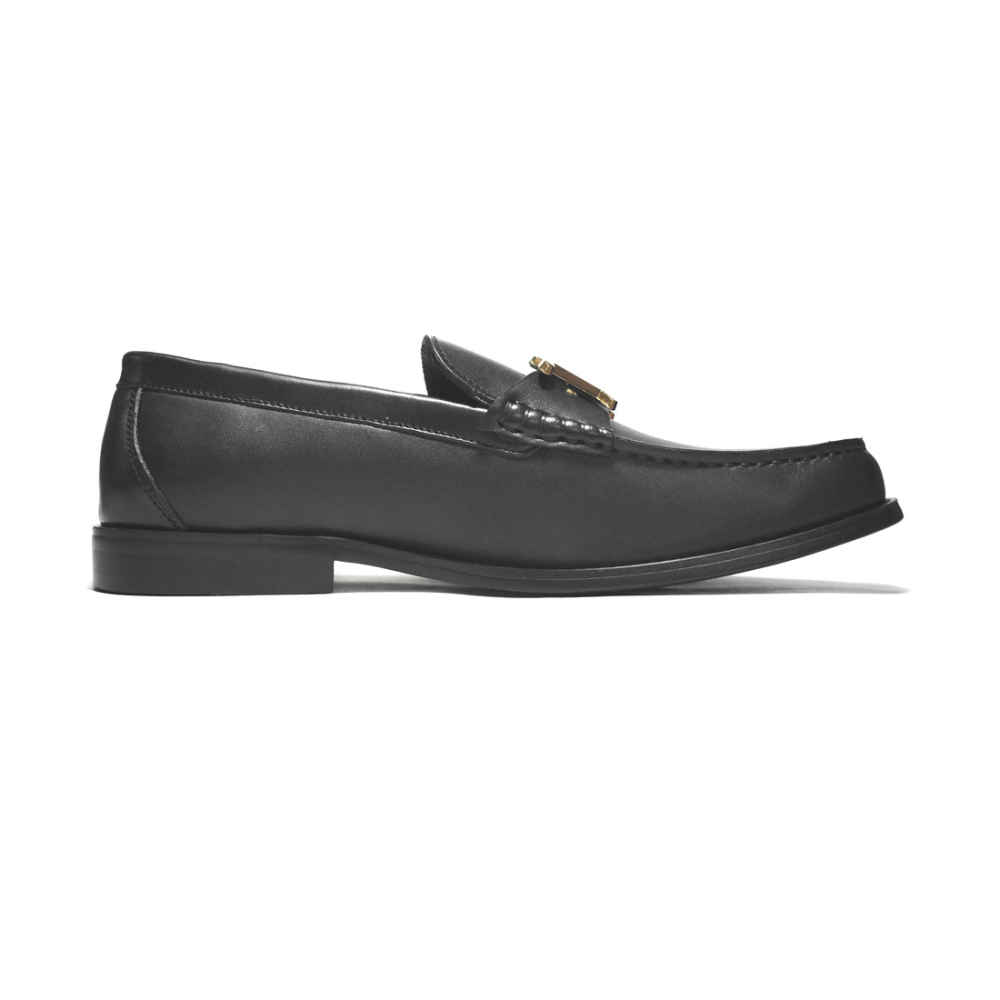 Dior Black & Golden Premium Quality Loafers-2
