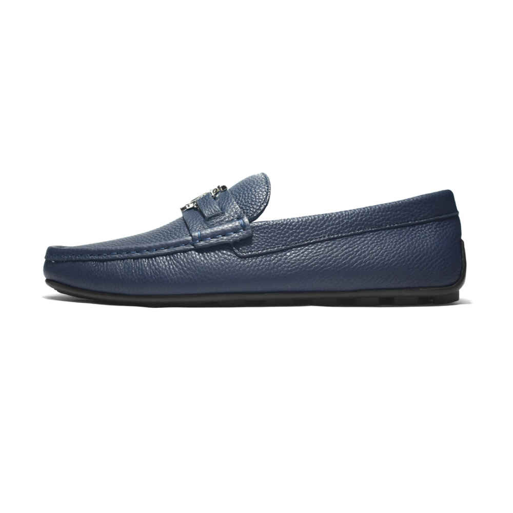 Burberry Blue Premium Quality Loafers-1