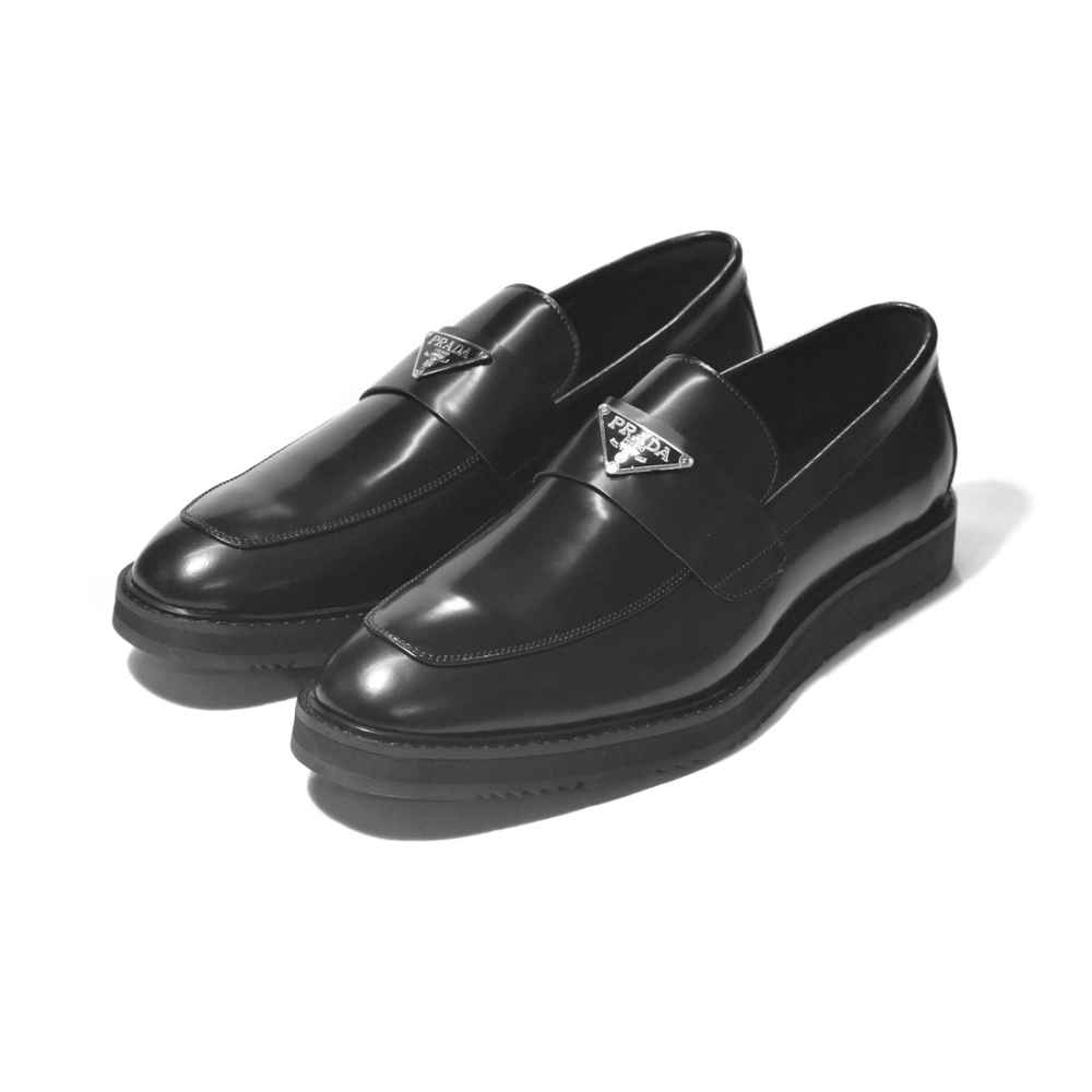 Prada Black Premium Quality Loafers-thumb-0
