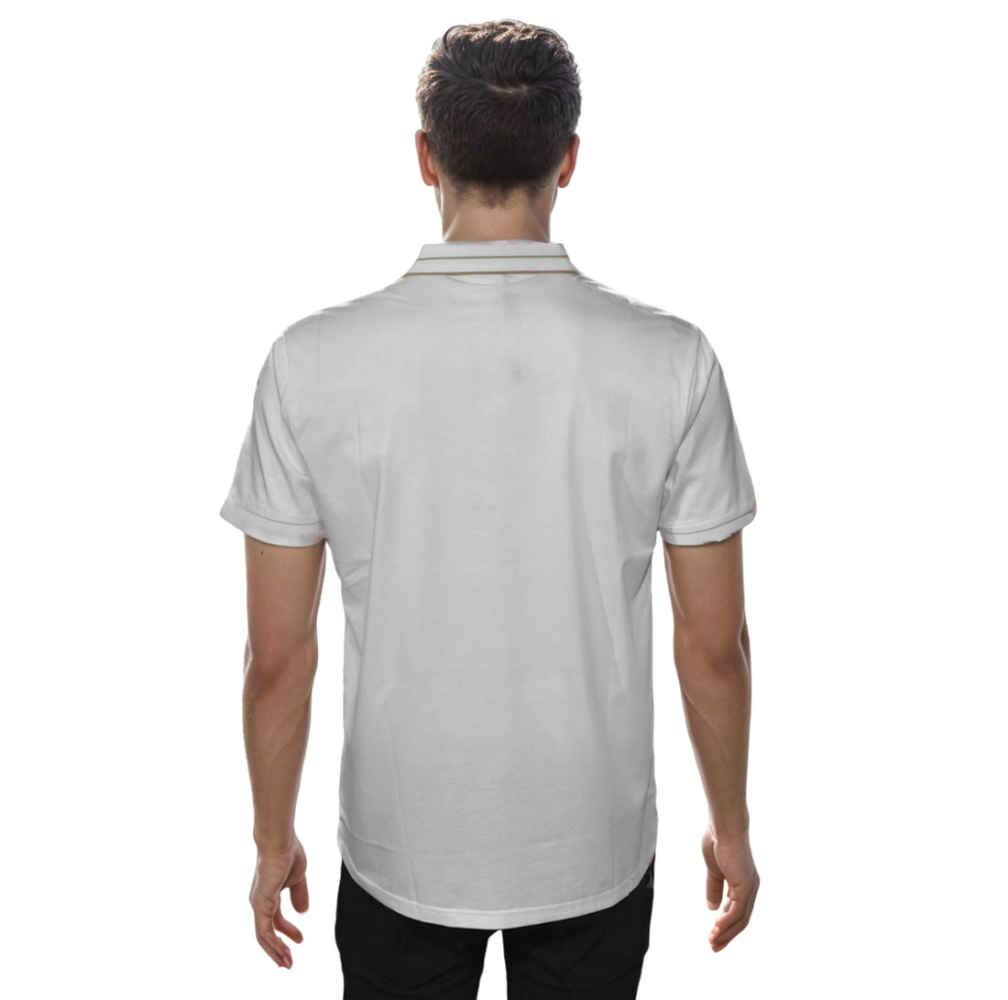 Burberry White Premium Luxury Polo T-shirt-1