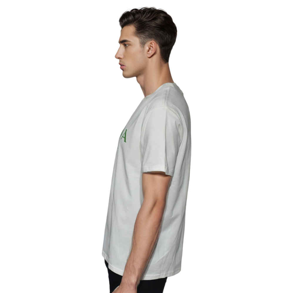 Prada Milano logo Print White Premium T-shirt-2