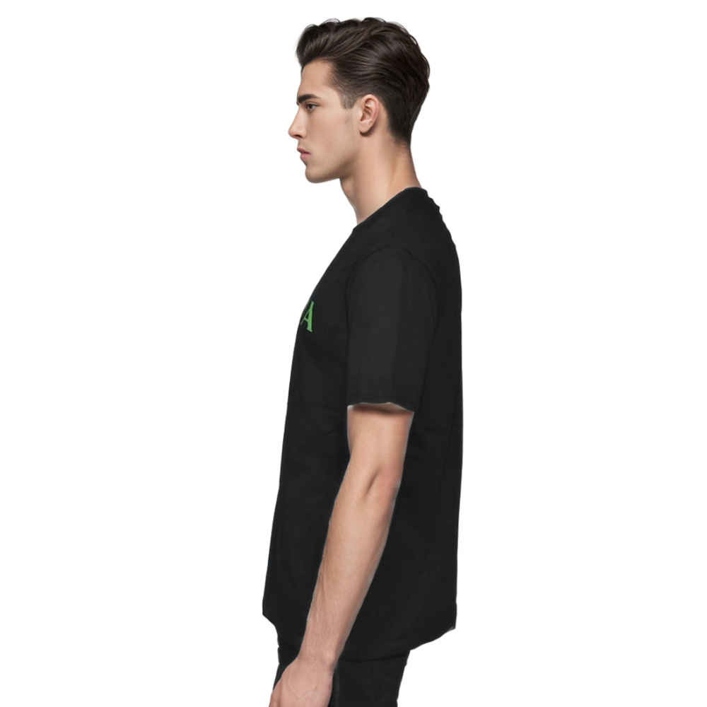 Prada Milano logo Print Black Premium T-shirt-thumb-2