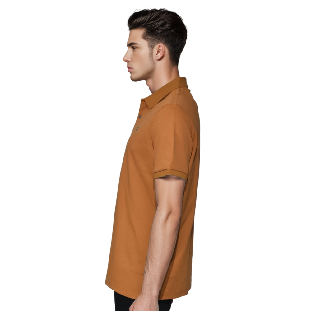 Burberry Embroidered logo Brown Luxury T-shirt-2