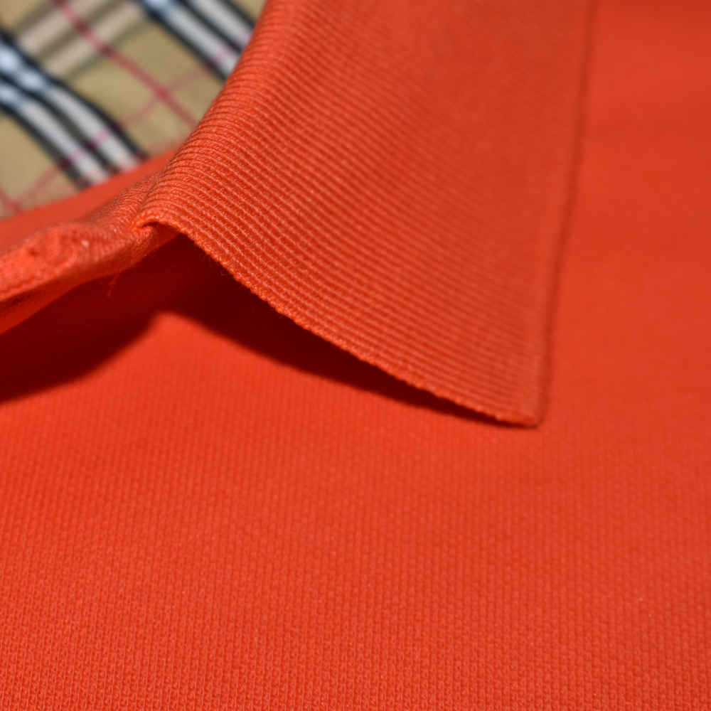 Burberry Embroidered logo Orange Premium T-shirt-4