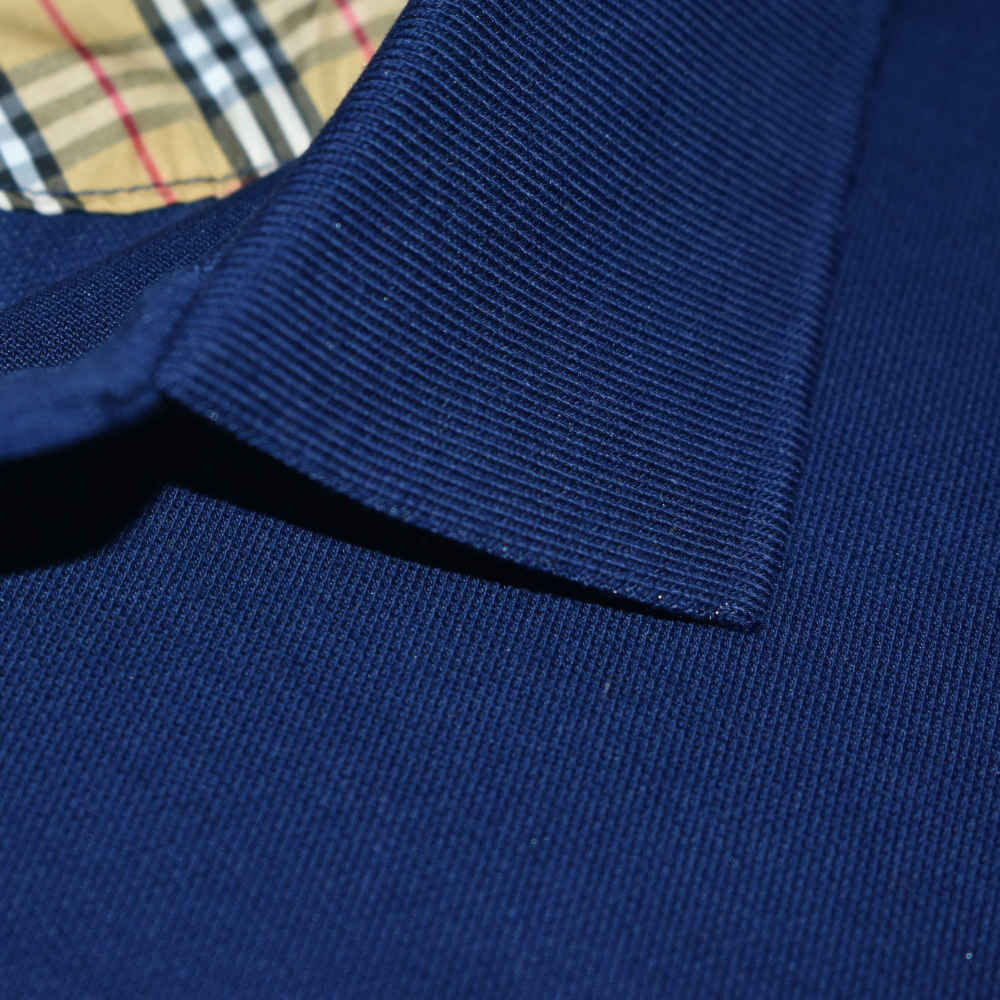 Burberry Embroidered logo Blue Premium Luxury T-shirt-thumb-4