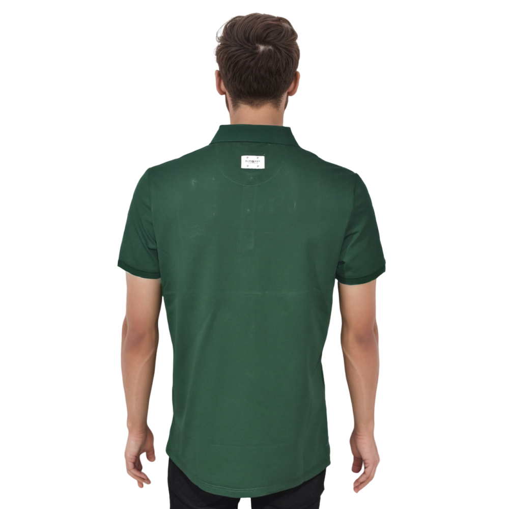 Burberry Embroidered logo Green Premium T-shirt-1