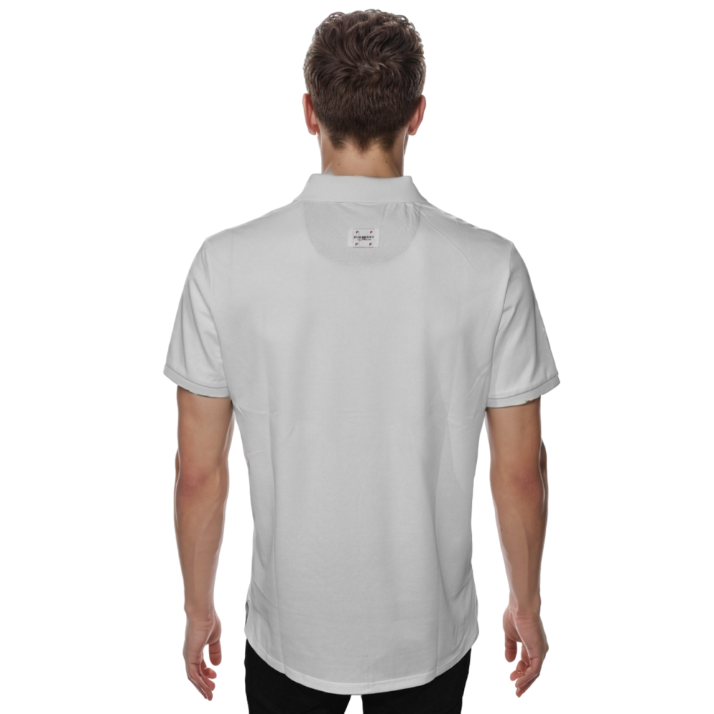 Burberry Embroidered logo White Polo T-shirt-1