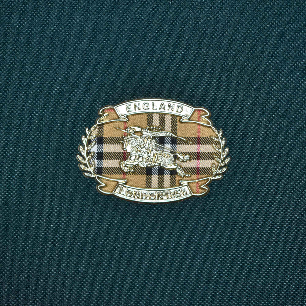 Burberry Embossed logo Green Premium T-shirt-3