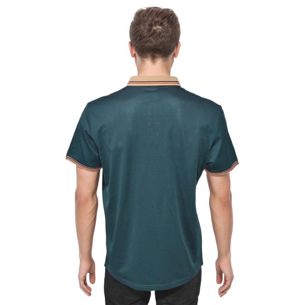 Burberry Embossed logo Green Premium T-shirt-1