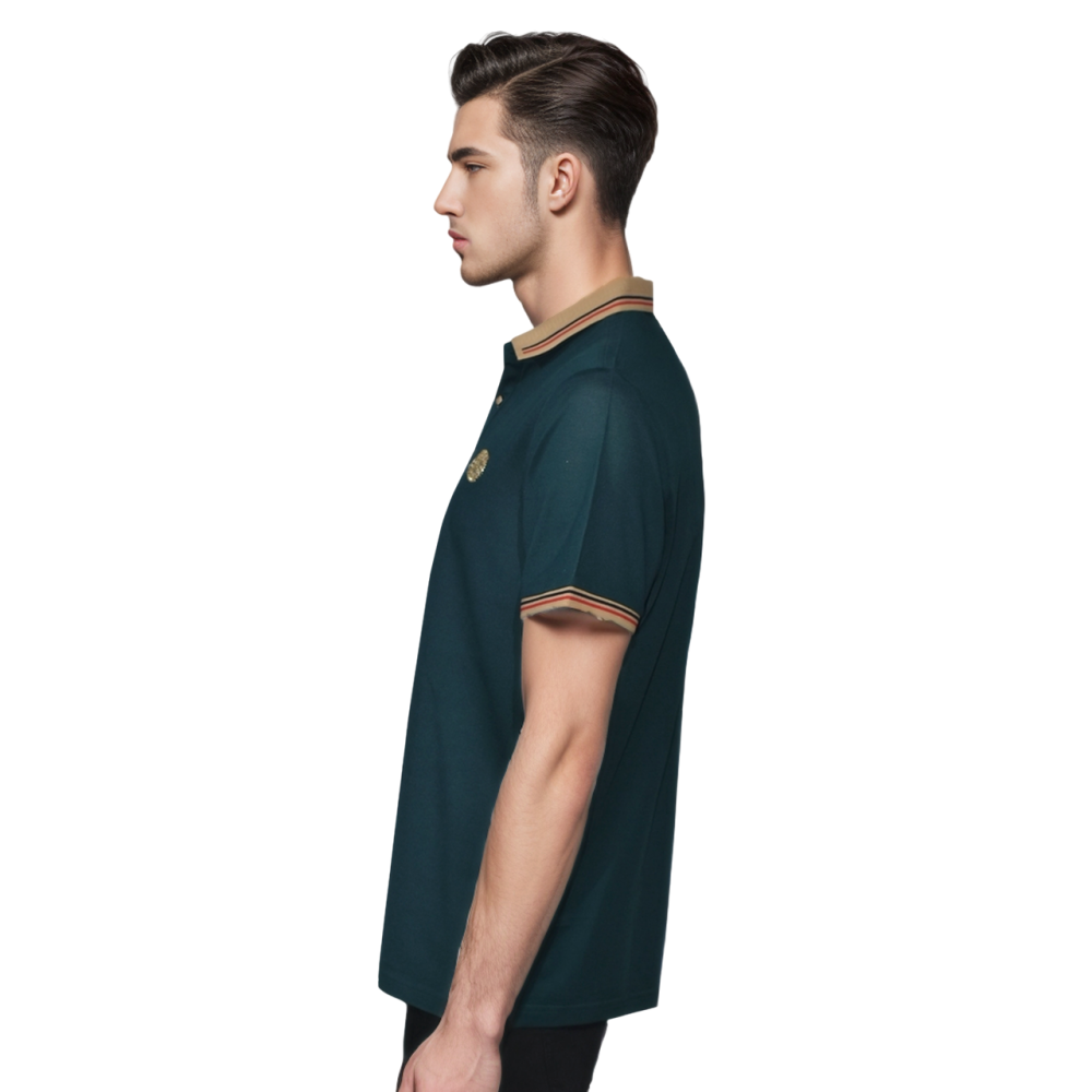 Burberry Embossed logo Green Premium T-shirt-2