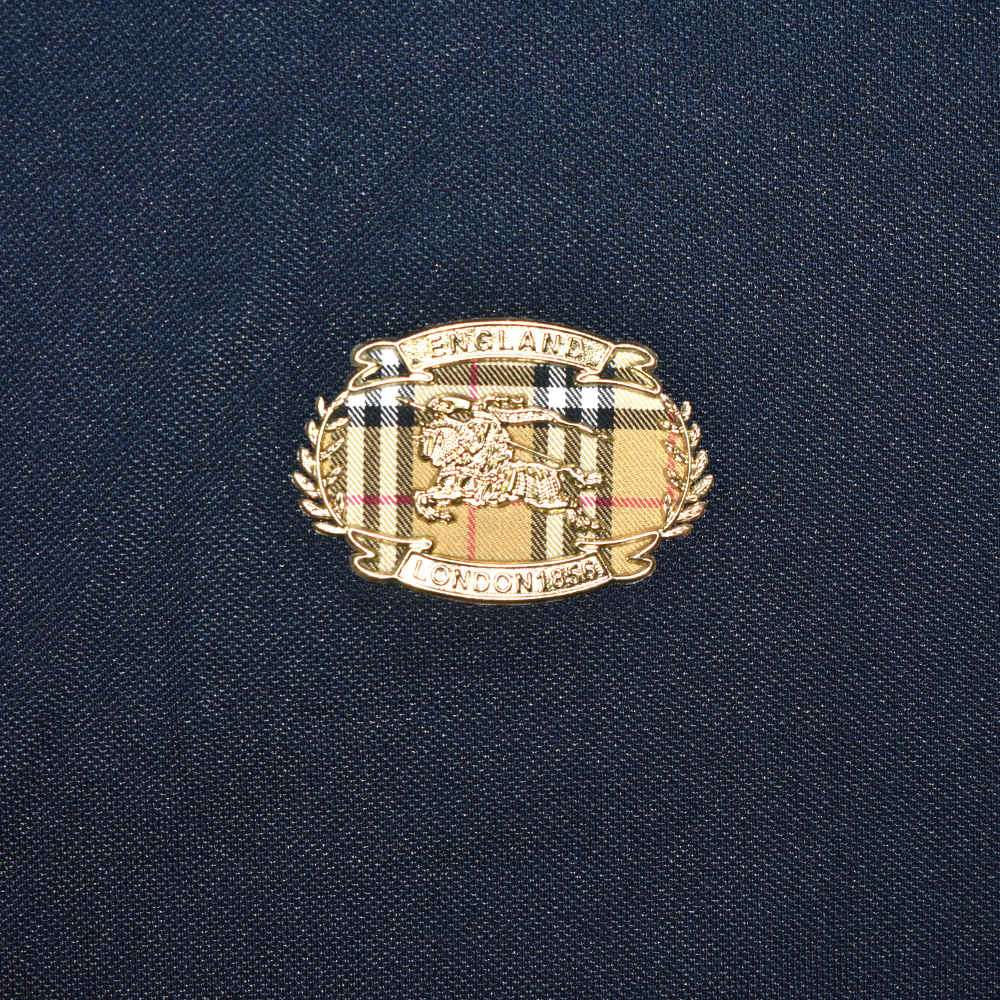 Burberry Blue Premium Quality Polo T-shirt-thumb-3