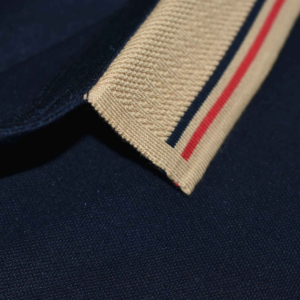 Burberry Blue Premium Quality Polo T-shirt-thumb-4