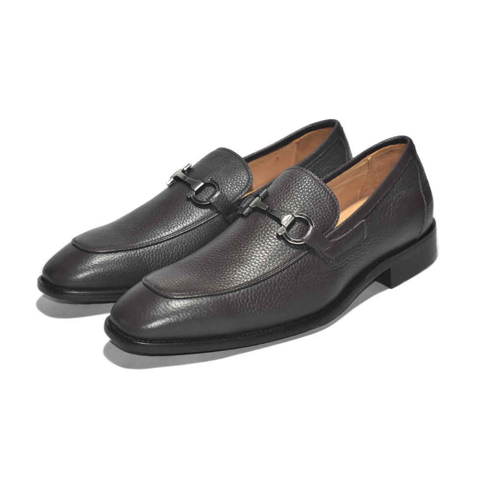Salvatore Ferragamo Brown Premium Quality Loafers-thumb-0