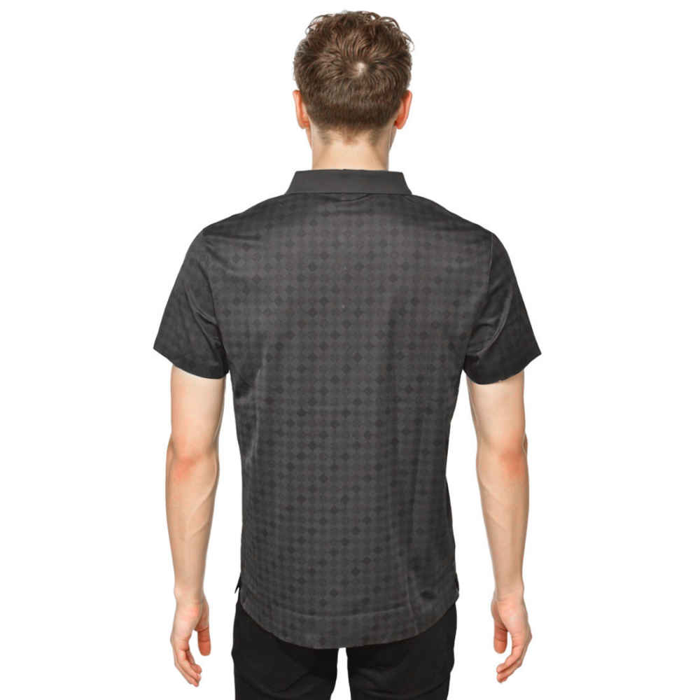 Louis Vuitton Monogram Grey Premium Polo T-shirt-1