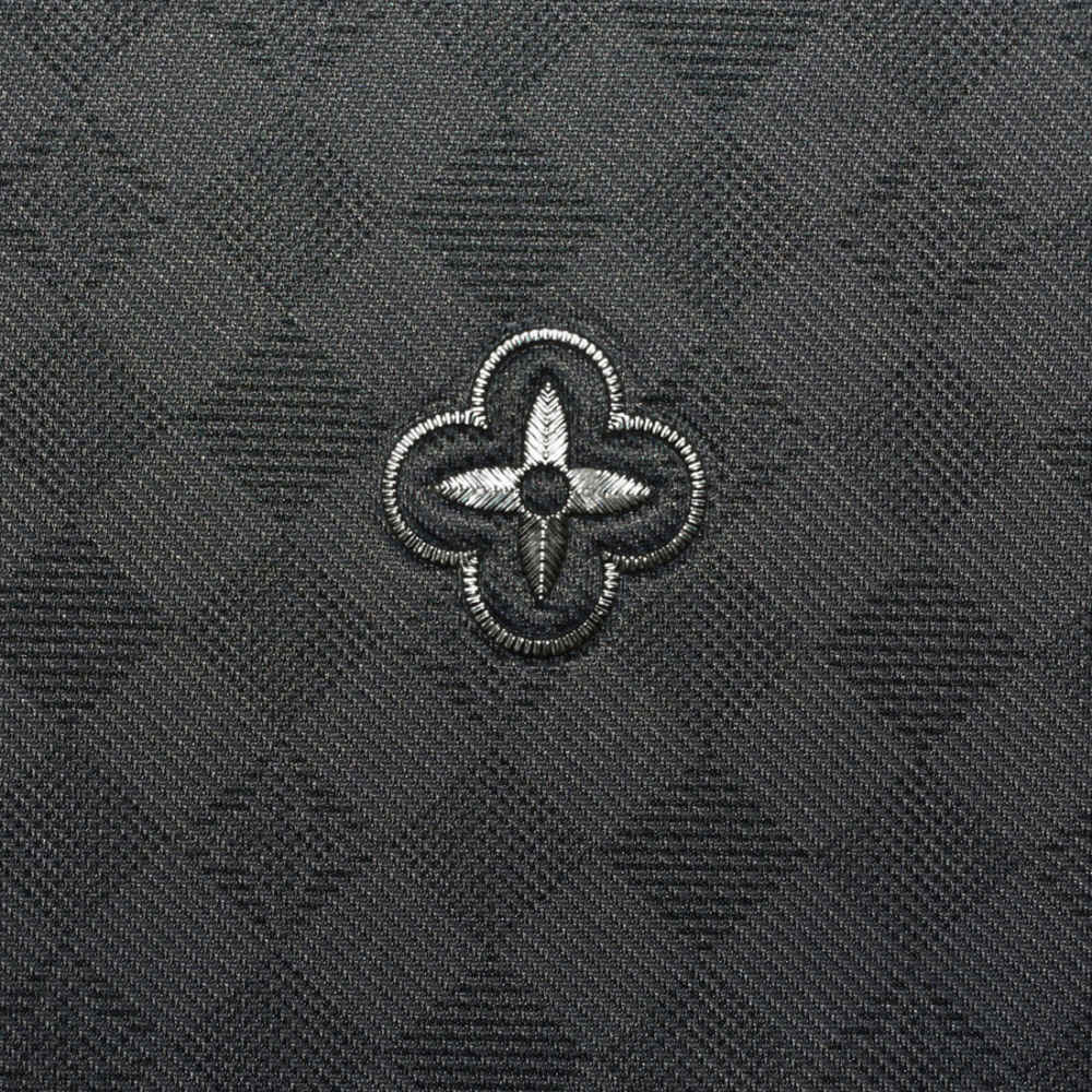 Louis Vuitton Monogram Grey Premium Polo T-shirt-3