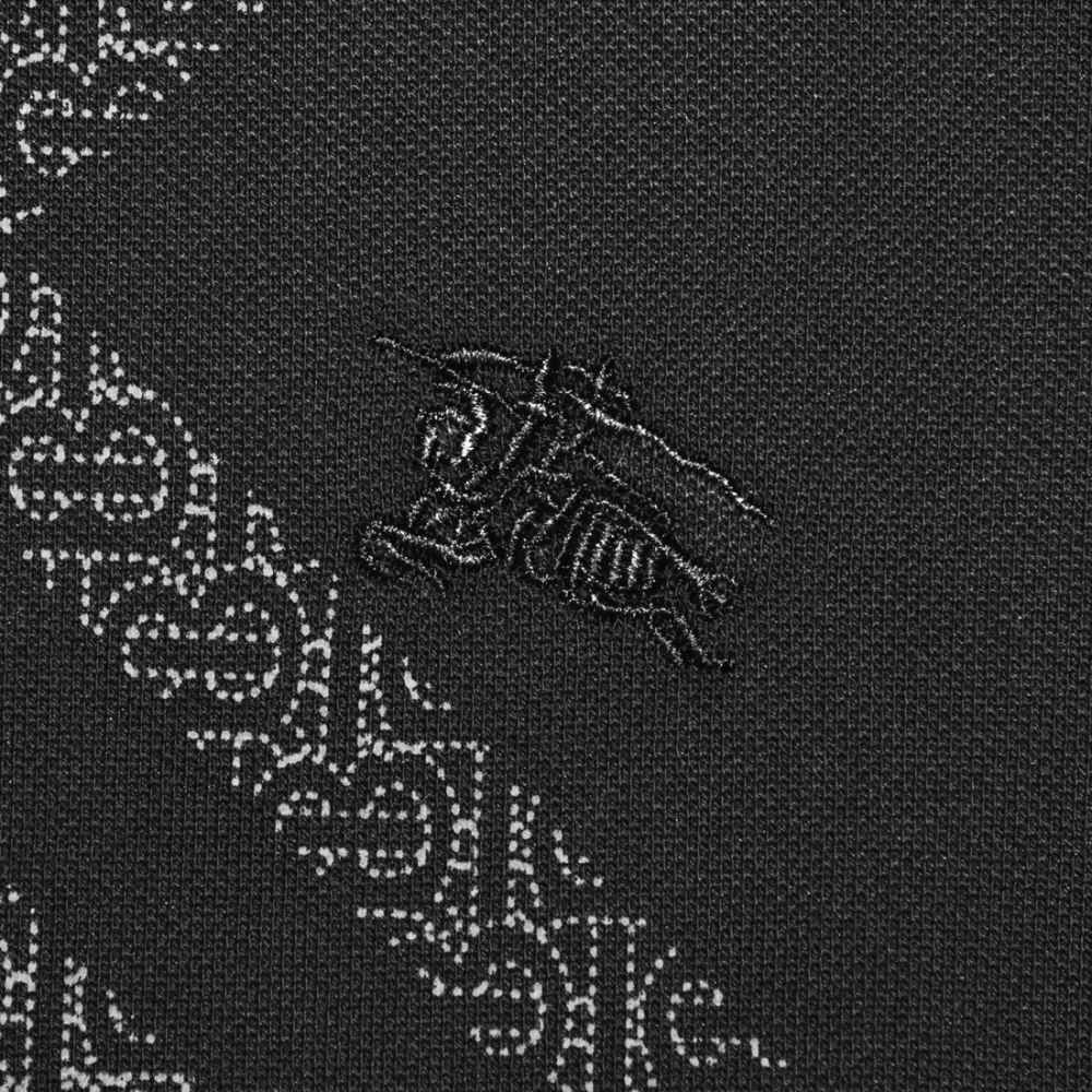 Burberry Printed Black Premium Luxury Polo T-shirt-3