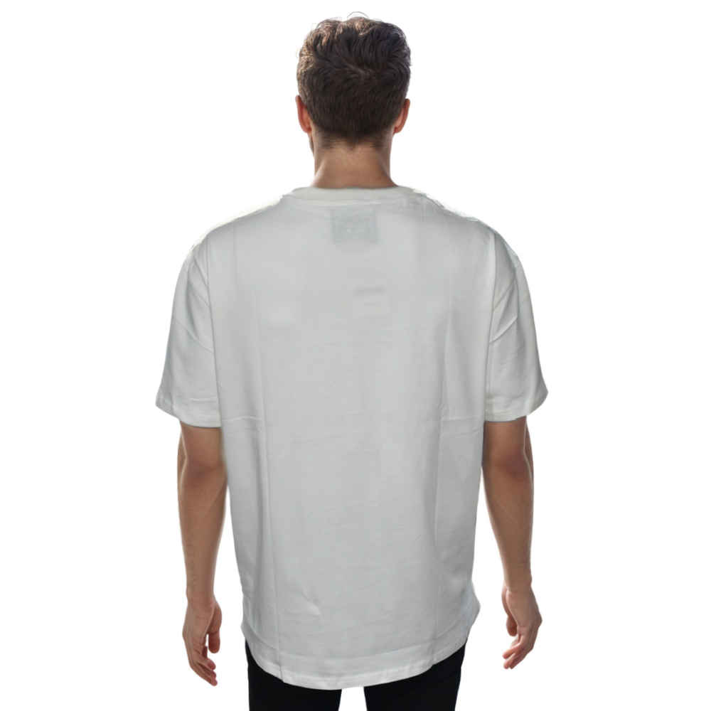 Moschino Couture Flintstone Print White T-shirt-1