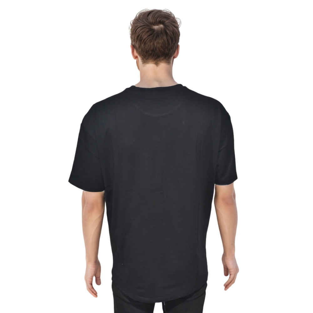 Moschino Couture Flintstone Print Black T-shirt-1