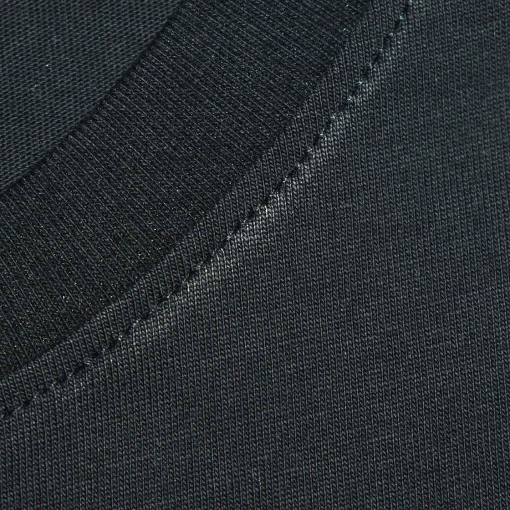 Fendi Brush logo Black Premium Cotton T-shirt-4