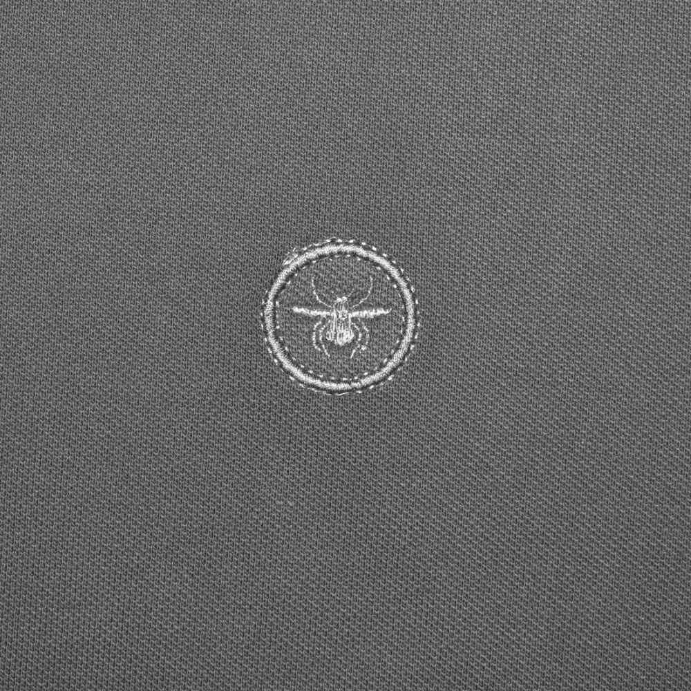 Dior Spider Embroidered Grey Premium T-shirt-thumb-3