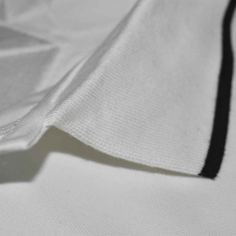 Burberry Letter Graphic White Cotton Pique T-shirt-thumb-4