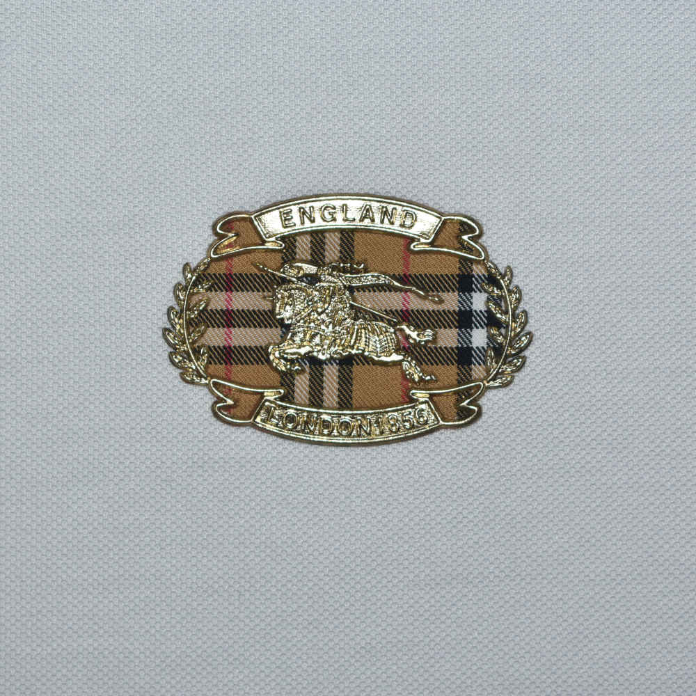 Burberry Embossed Golden logo Premium T-shirt-3