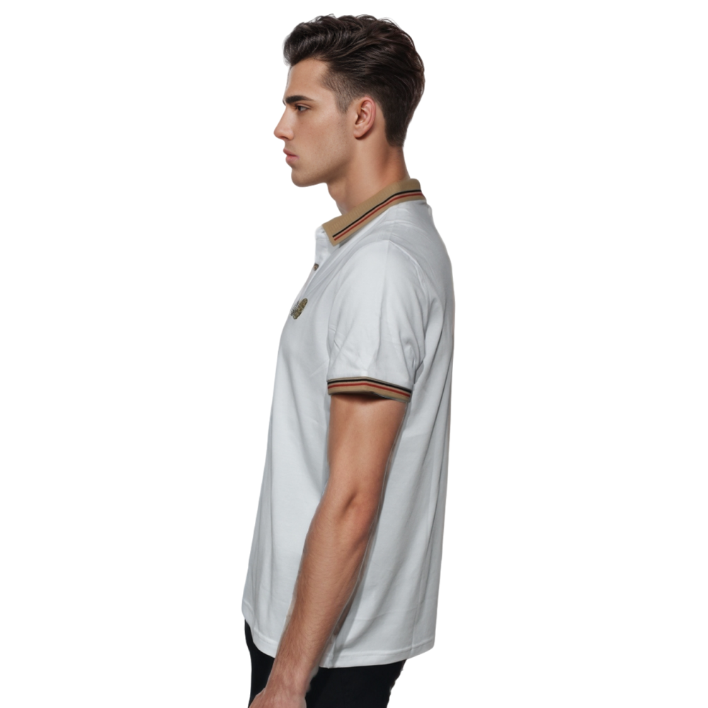 Burberry Embossed Golden logo Premium T-shirt-2