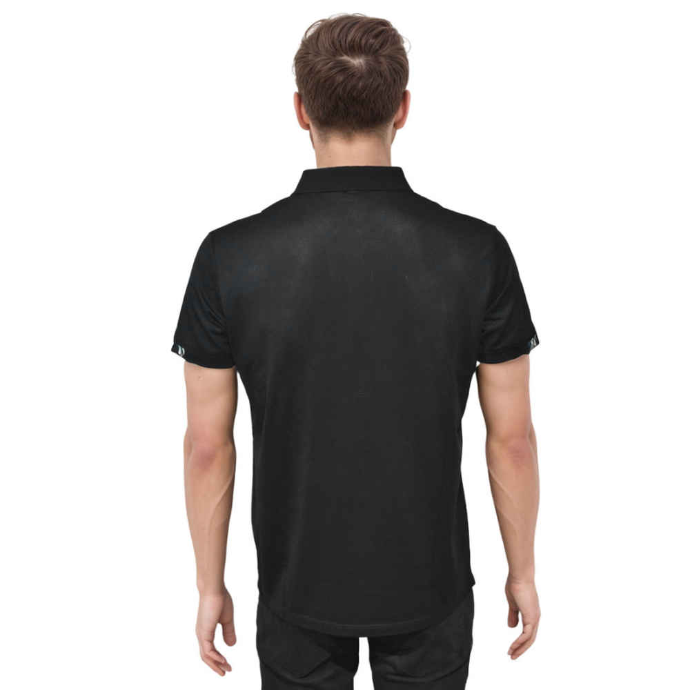 Burberry Black Premium Luxury Polo T-shirt-thumb-1