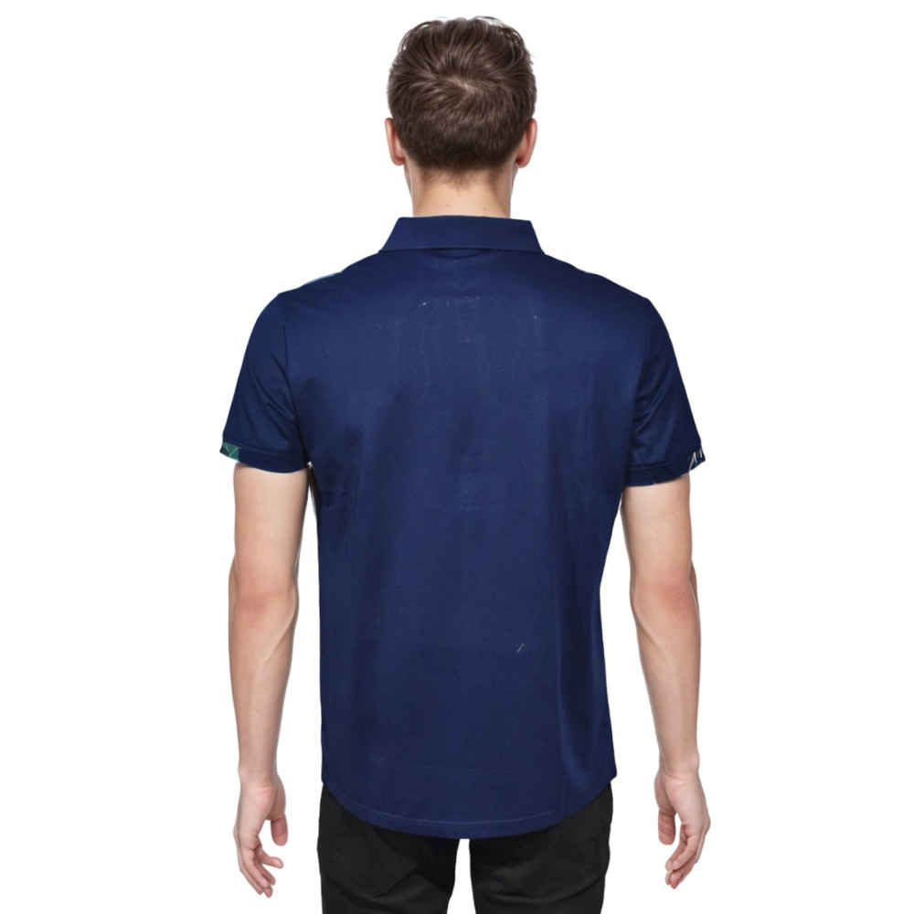 Burberry Blue Premium Luxury Polo T-shirt-1