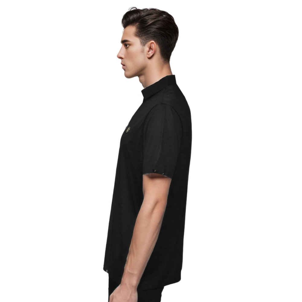 Burberry Embossed logo Black Premium T-shirt-2