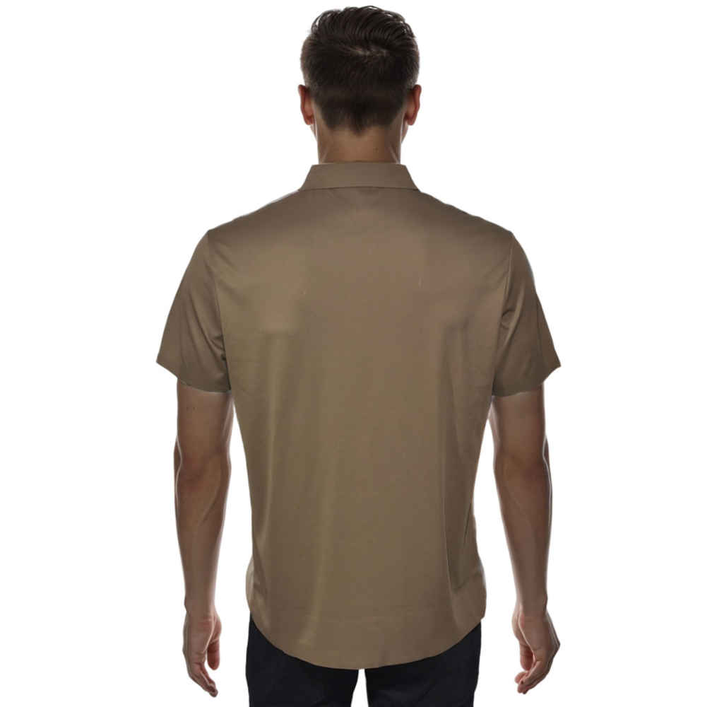 Burberry Embossed logo Brown Premium T-shirt-1