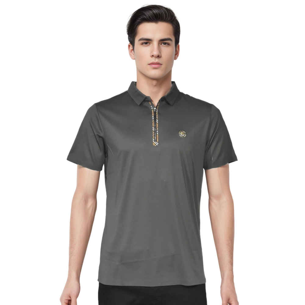 Burberry Embossed logo Green Premium T-shirt-thumb-0