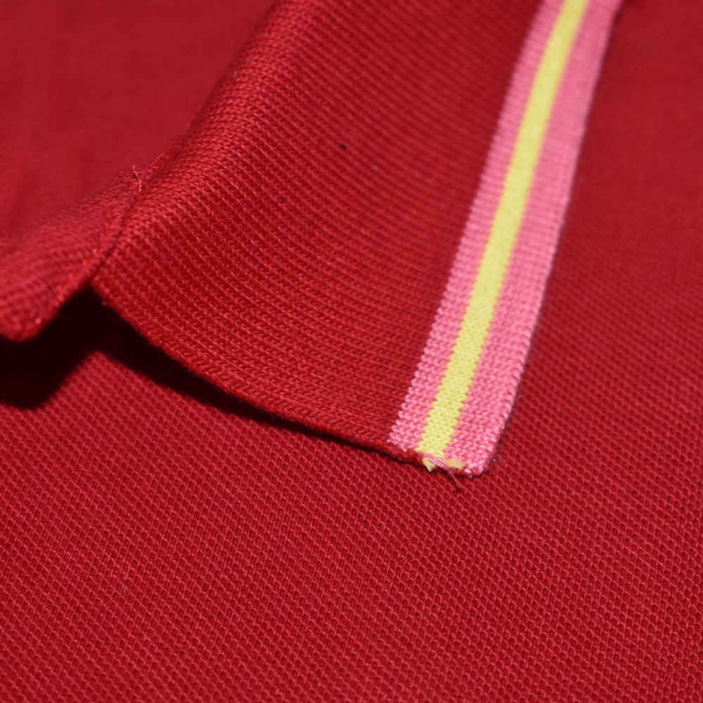 Fred Perry Embroidered logo Red Premium T-shirt-4