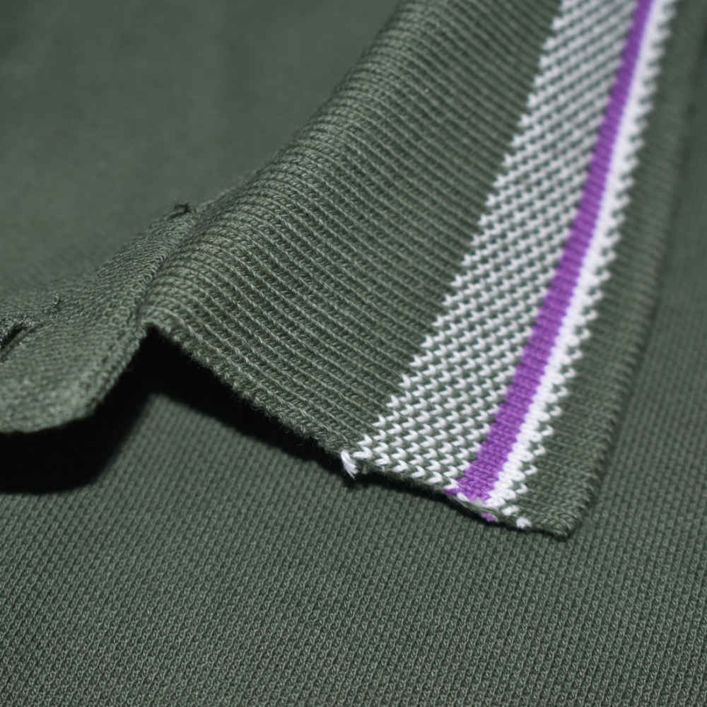 Fred Perry Embroidered logo Olive Premium T-shirt-4