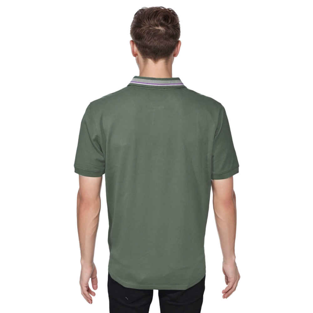 Fred Perry Embroidered logo Olive Premium T-shirt-1