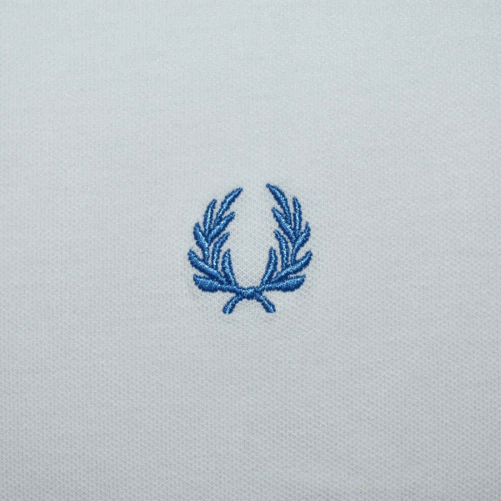 Fred Perry Embroidered logo White Premium T-shirt-thumb-3
