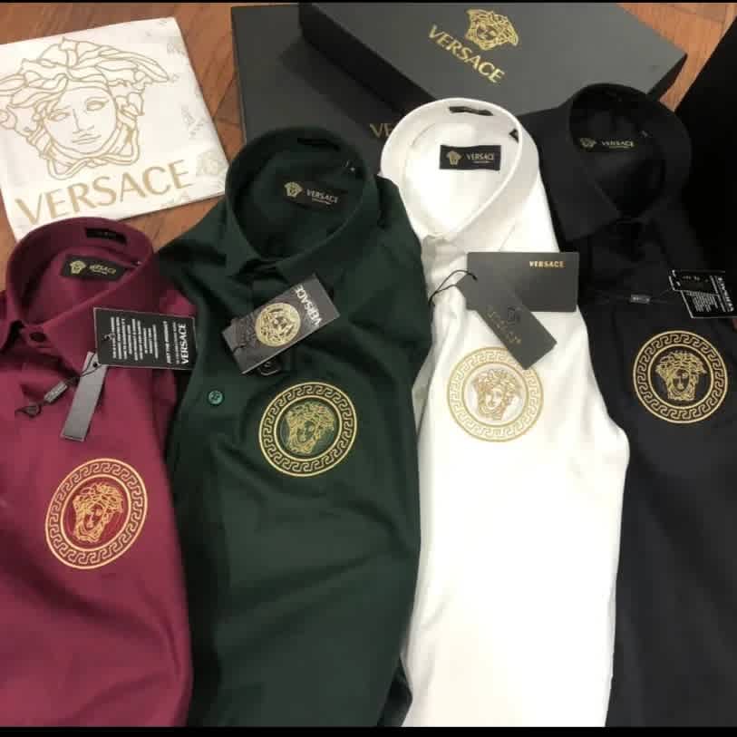 Versace White Premium Quality Shirt-2