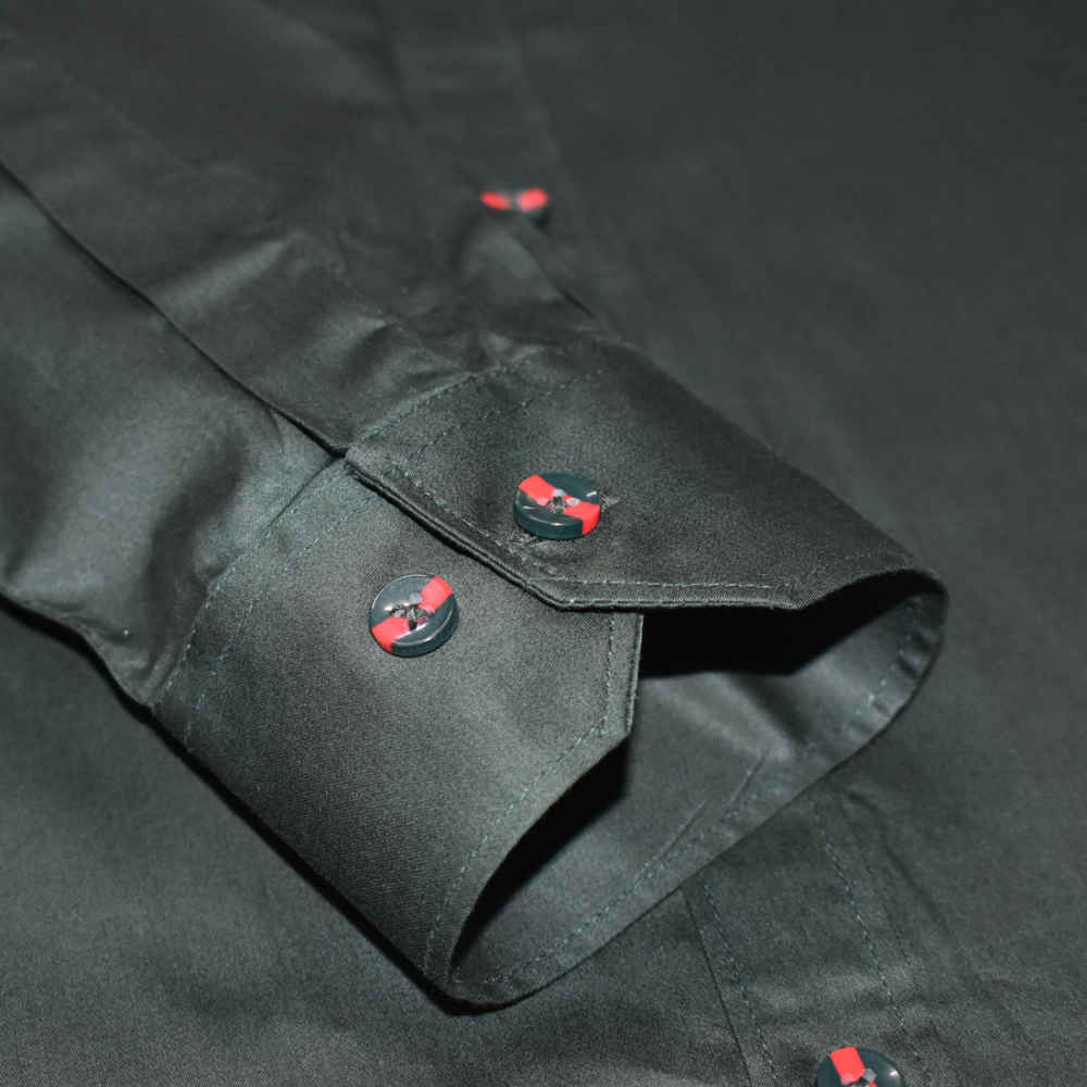 Gucci Embroidered logo Green Premium Luxury Shirt-5